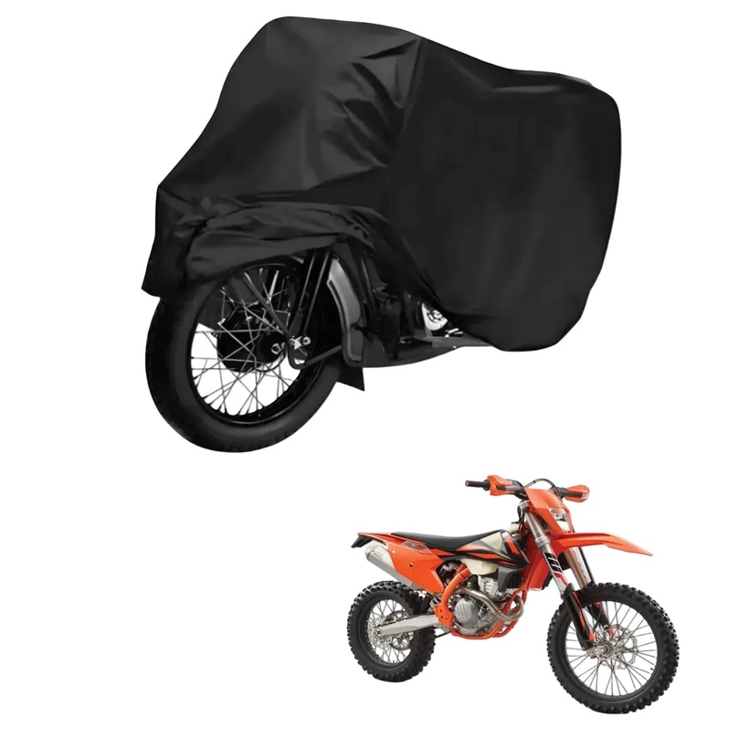 Capa de Cobrir Moto em Couro Impermeável Anti-Uv Protetora Anti-Risco para KTM 350 EXC F