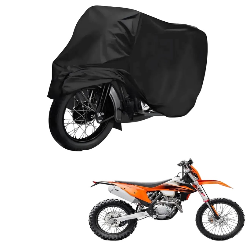 Capa de Cobrir Moto em Couro Impermeável Anti-Uv Protetora Anti-Risco para KTM 250 EXC-F