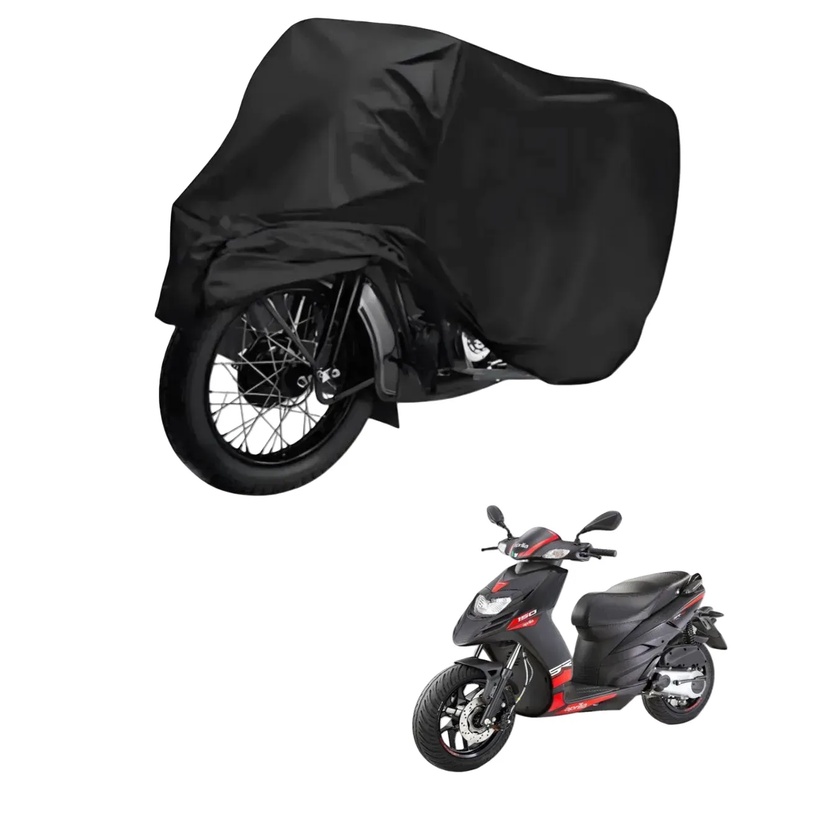 Capa de Cobrir Moto em Couro Impermeável Anti-Uv Protetora Anti-Risco para Aprilia SR 150