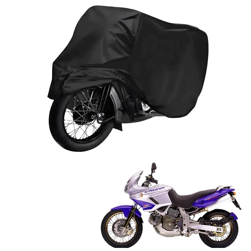 Capa de Cobrir Moto em Couro Impermeável Anti-Uv Protetora Anti-Risco para Cagiva Gran Canyon