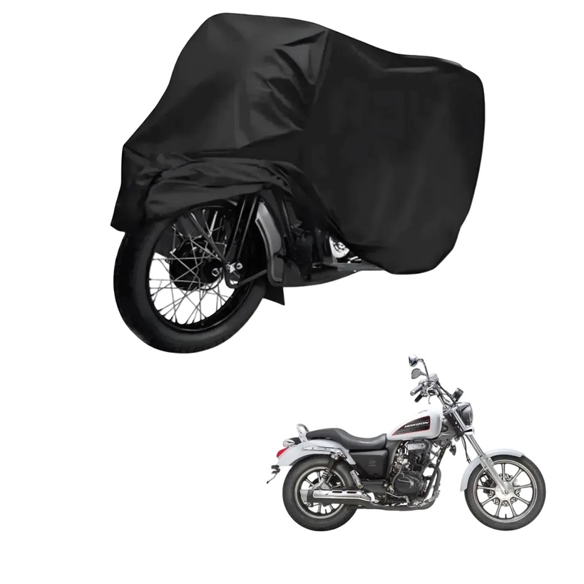 Capa de Cobrir Moto em Couro Impermeável Anti-Uv Protetora Anti-Risco para Dafra Horizon 150