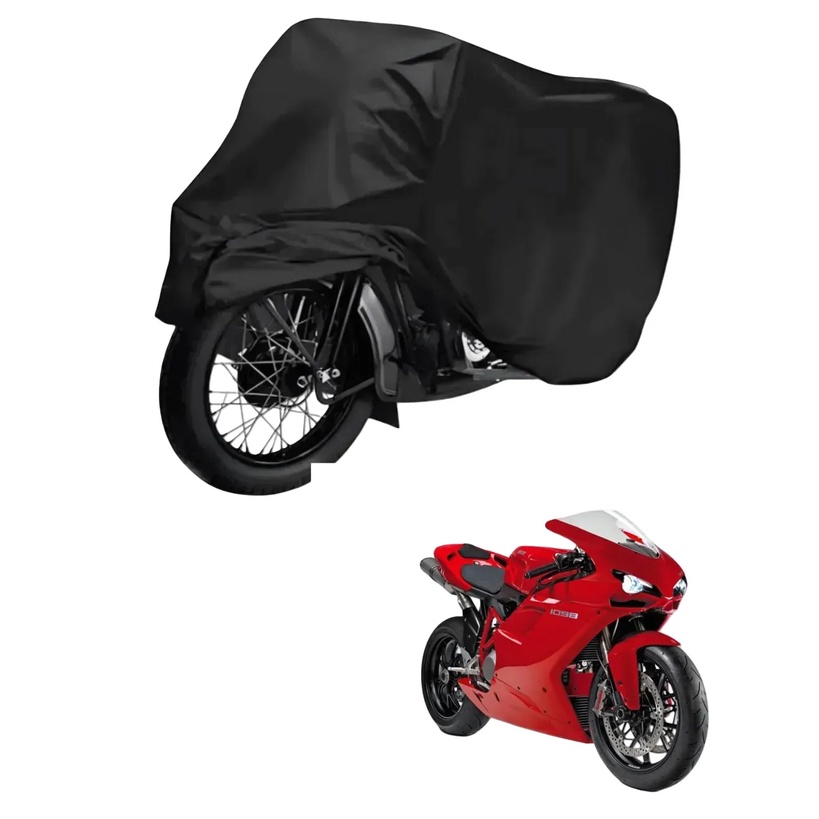 Capa de Cobrir Moto em Couro Impermeável Anti-Uv Protetora Anti-Risco para Ducati Ducati 1098