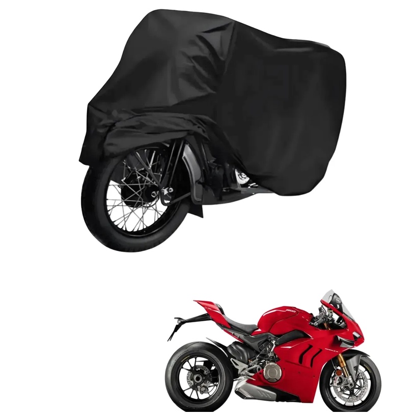 Capa de Cobrir Moto em Couro Impermeável Anti-Uv Protetora Anti-Risco para Ducati Panigale V4 S