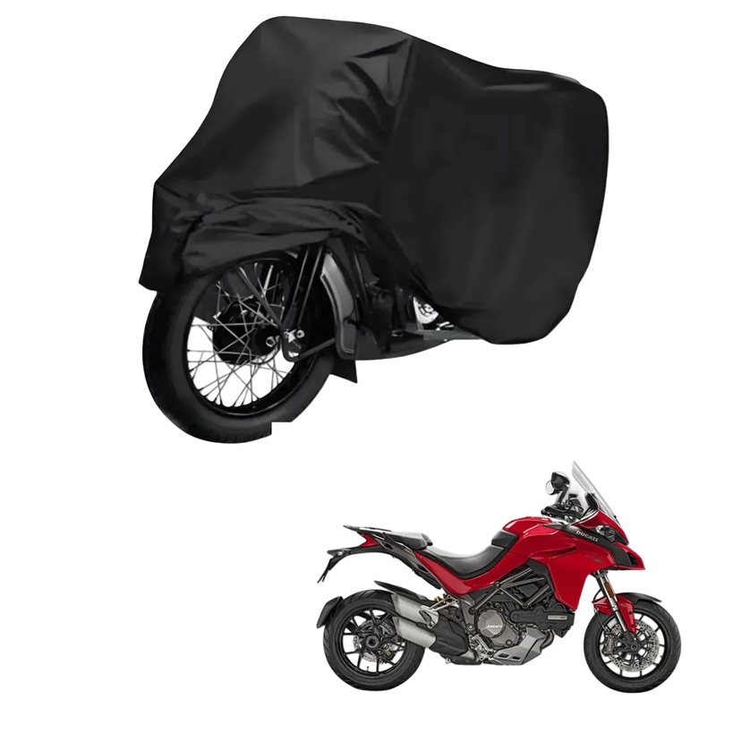 Capa de Cobrir Moto em Couro Impermeável Anti-Uv Protetora Anti-Risco para Ducati Multistrada 1260 S