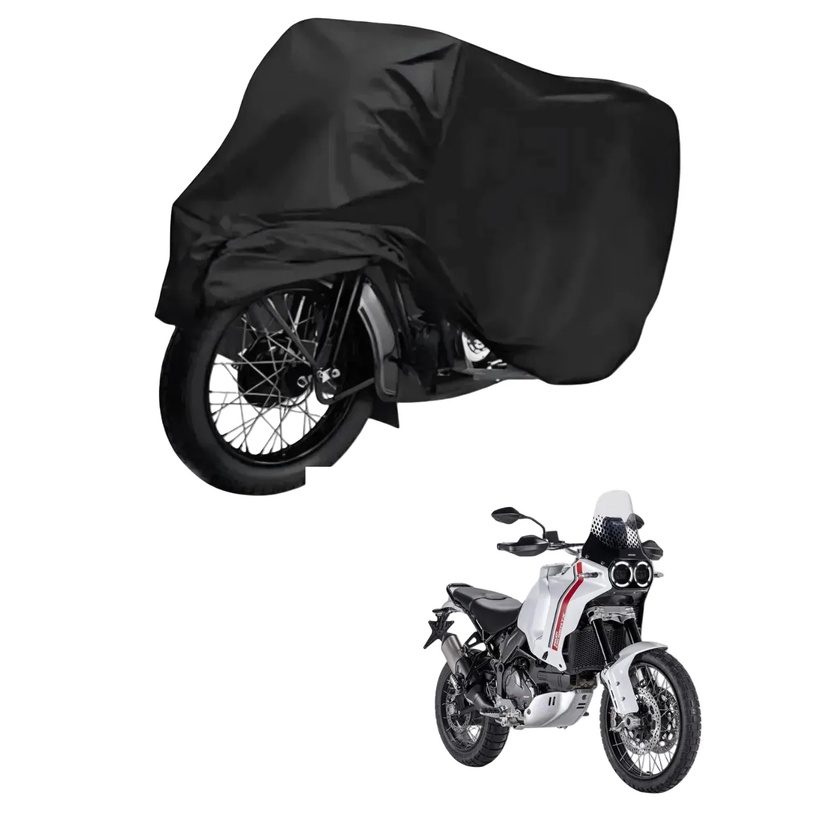 Capa de Cobrir Moto em Couro Impermeável Anti-Uv Protetora Anti-Risco para Ducati Desert X