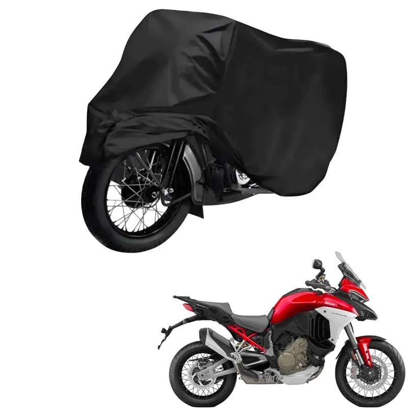 Capa de Cobrir Moto em Couro Impermeável Anti-Uv Protetora Anti-Risco para Ducati Multistrada V4 S