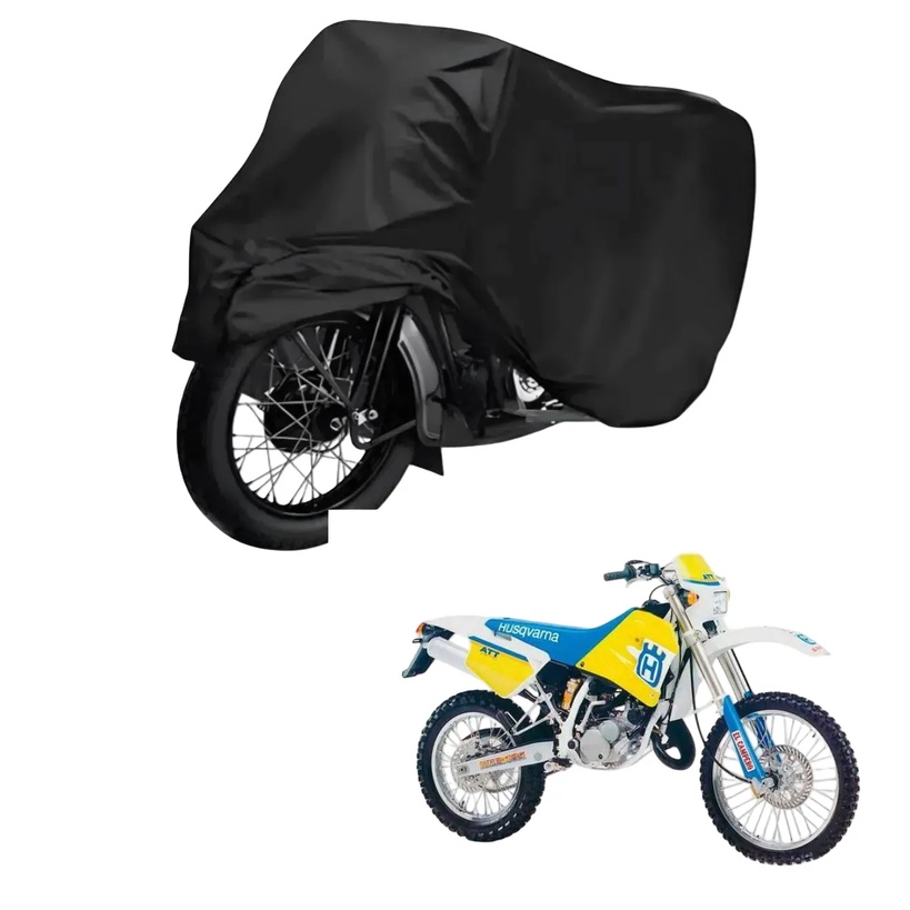 Capa de Cobrir Moto em Couro Impermeável Anti-Uv Protetora Anti-Risco para Husqvarna WRE 125