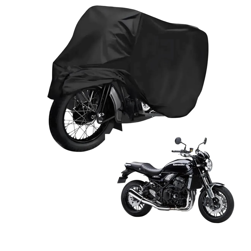 Capa de Cobrir Moto em Couro Impermeável Anti-Uv Protetora Anti-Risco para Kawasaki Z 900 RS