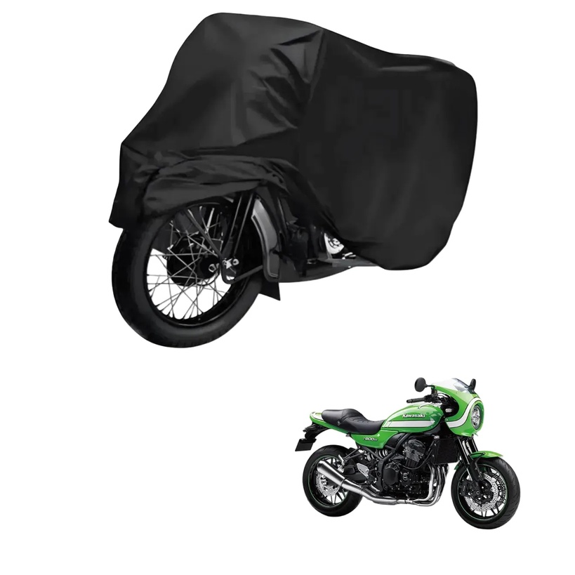 Capa de Cobrir Moto em Couro Impermeável Anti-Uv Protetora Anti-Risco para Kawasaki Z 900 RS Cafe
