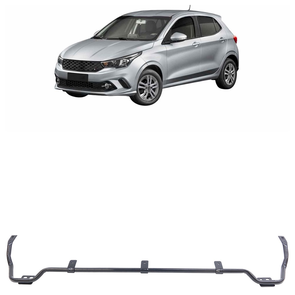 Travessa Radiador Argo 2017 2018 2019 2020 Parachoque Dianteiro Preto em Oferta na Shopee