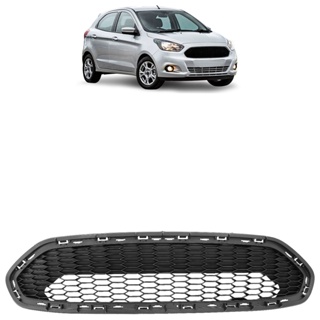 Grade Central Ka Hatch 2015 2016 2017 2018 2019 Parachoque Dianteiro Preto em Oferta na Shopee