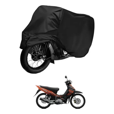 Capa de Cobrir Moto em Couro Impermeável Anti-Uv Protetora Anti-Risco para Yamaha Crypton 100
