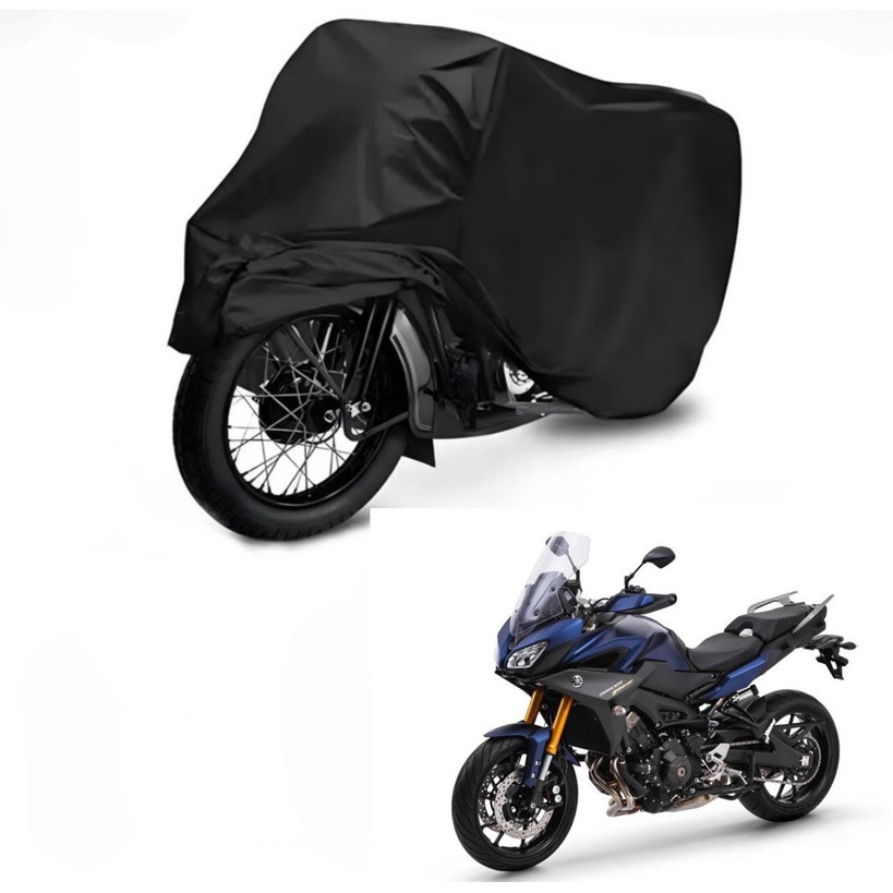 Capa de Cobrir Moto em Couro Impermeável Anti-Uv Protetora Anti-Risco para Yamaha MT 09 Tracer