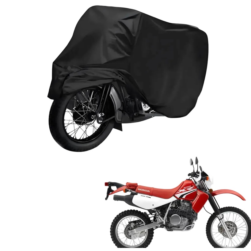 Capa de Cobrir Moto em Couro Impermeável Anti-Uv Protetora Anti-Risco para Honda XR 650