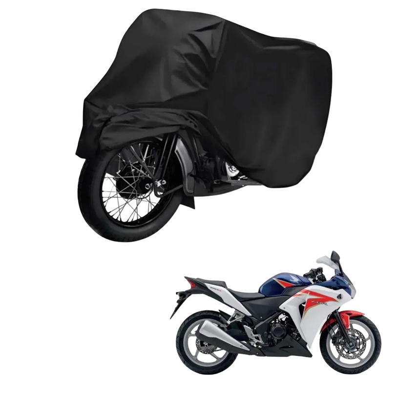 Capa de Cobrir Moto em Couro Impermeável Anti-Uv Protetora Anti-Risco para Honda CBR 250R