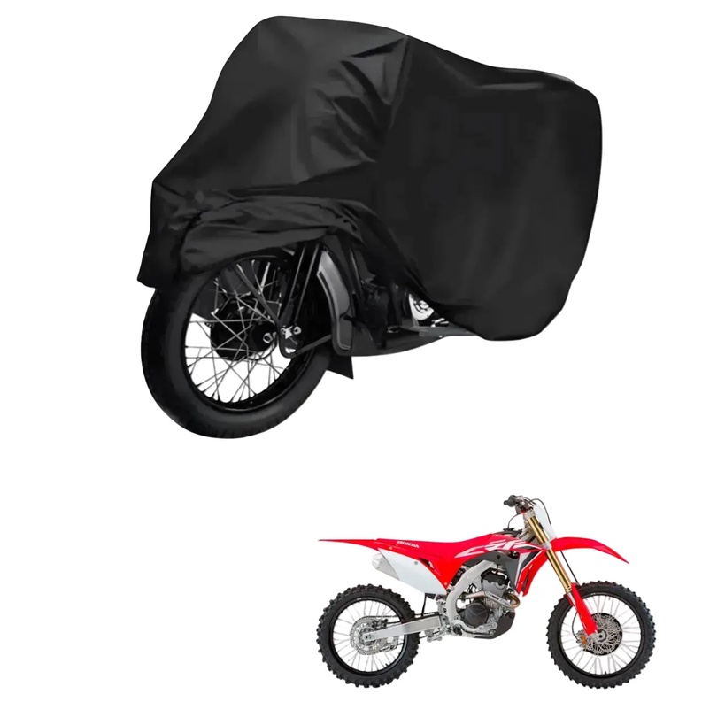 Capa de Cobrir Moto em Couro Impermeável Anti-Uv Protetora Anti-Risco para Honda CRF 250 R