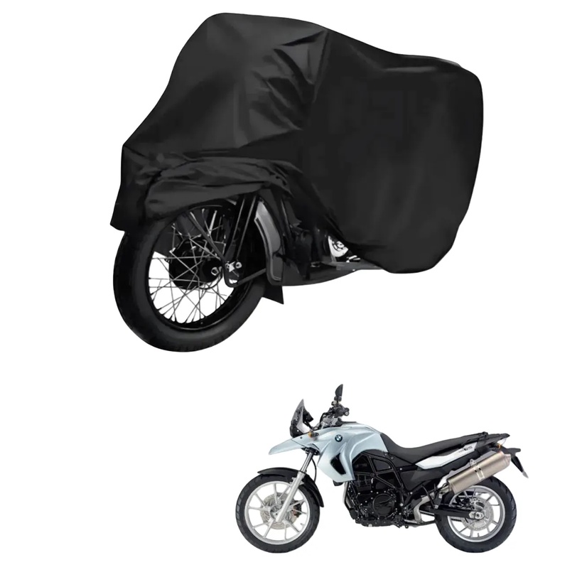 Capa de Cobrir Moto em Couro Impermeável Anti-Uv Protetora Anti-Risco para BMW F 650 GS