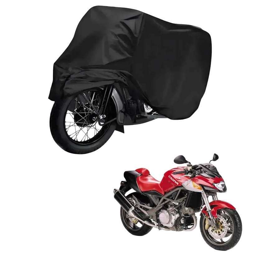 Capa de Cobrir Moto em Couro Impermeável Anti-Uv Protetora Anti-Risco para Cagiva V-Raptor