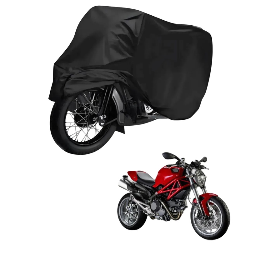 Capa de Cobrir Moto em Couro Impermeável Anti-Uv Protetora Anti-Risco para Ducati Monster 1100