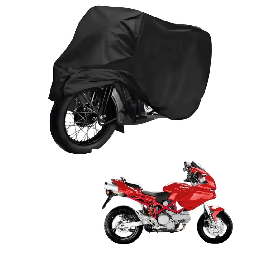 Capa de Cobrir Moto em Couro Impermeável Anti-Uv Protetora Anti-Risco para Ducati Multistrada 620