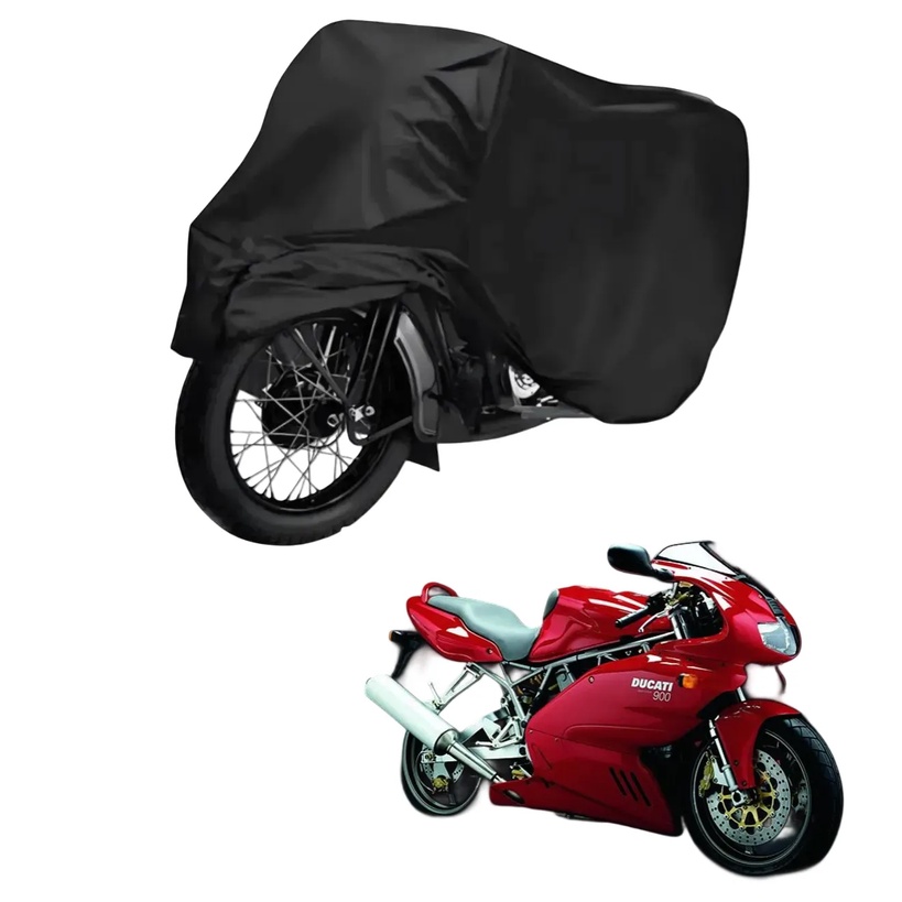 Capa de Cobrir Moto em Couro Impermeável Anti-Uv Protetora Anti-Risco para Ducati Super Sport 900 ss