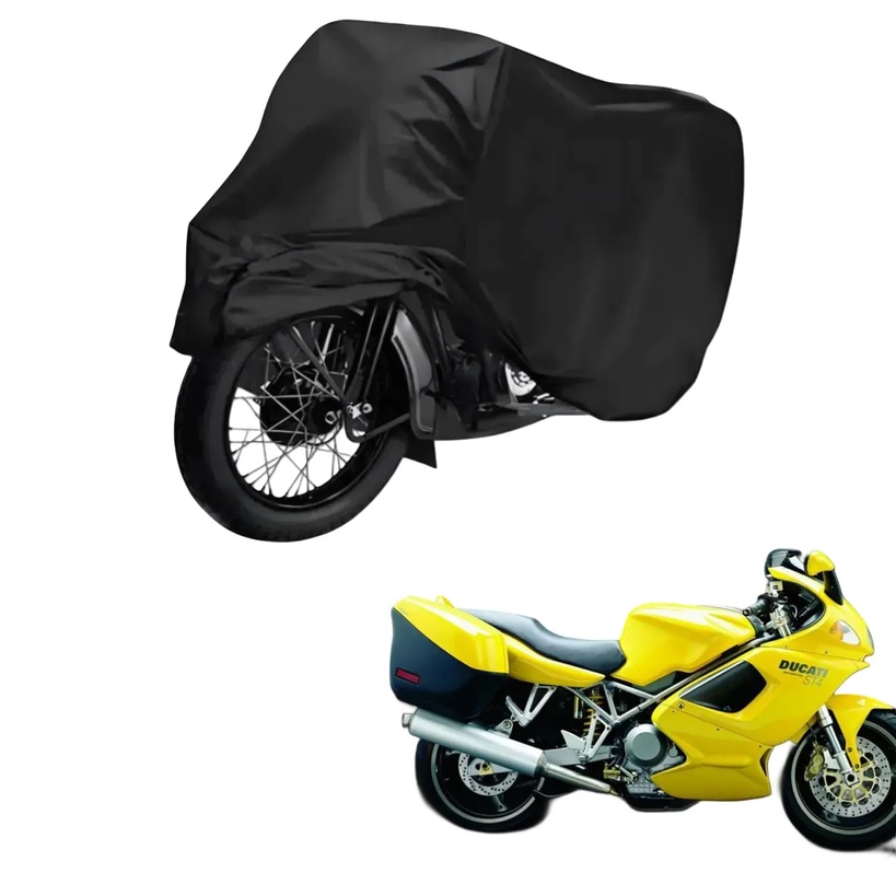 Capa de Cobrir Moto em Couro Impermeável Anti-Uv Protetora Anti-Risco para Ducati Super Touring St 4 900