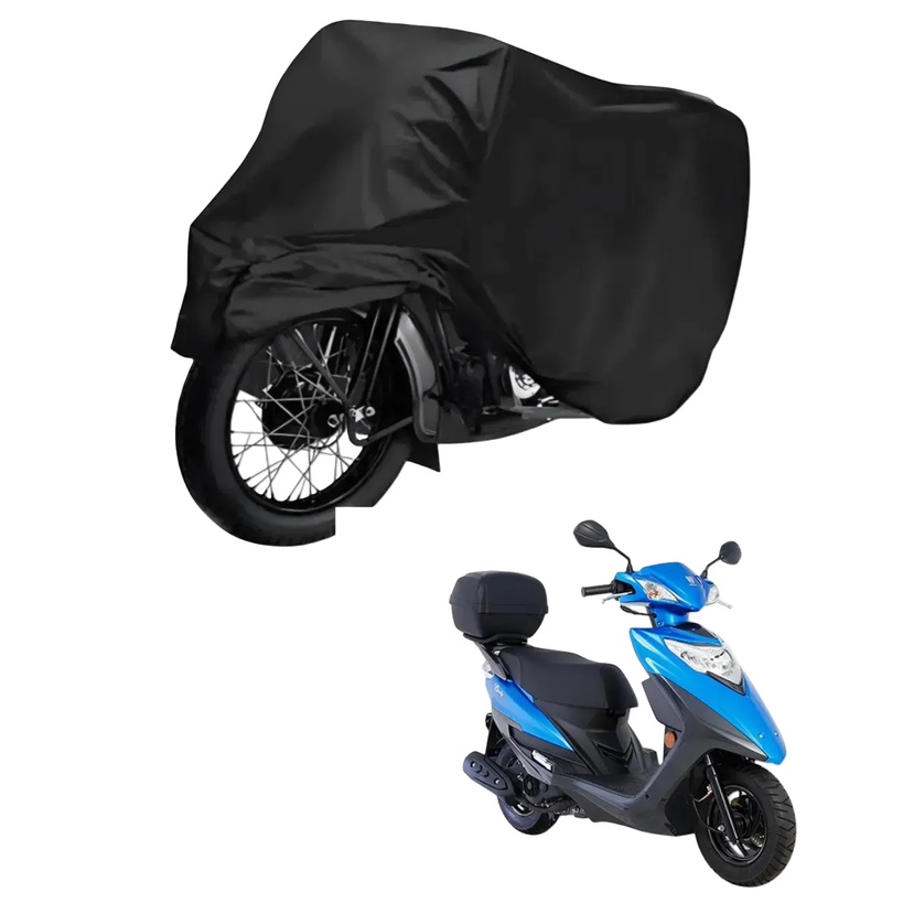 Capa de Cobrir Moto em Couro Impermeável Anti-Uv Protetora Anti-Risco para Haojue Lindy 125
