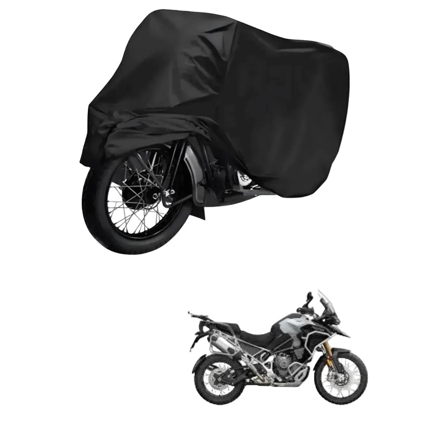Capa de Cobrir Moto em Couro Impermeável Anti-Uv Protetora Anti-Risco para Triumph Tiger 750