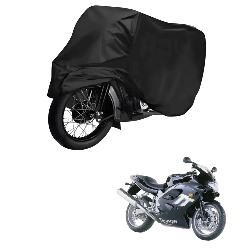 Capa de Cobrir Moto em Couro Impermeável Anti-Uv Protetora Anti-Risco para Triumph TT 600