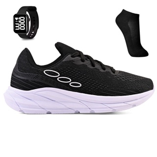 Kit Tenis Esportivo Masculino Feminino Academia Treino Leve + Meia e Relogio em Oferta na Shopee