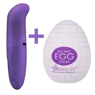 Masturbador Masculino Egg + Vibrador Feminino - Sex Shop Produtos Adultos em Oferta na Shopee