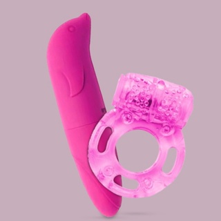 Kit Vibrador Golfinho + Anel Peniano Vibratório Masculino SEX SHOP em Oferta na Shopee