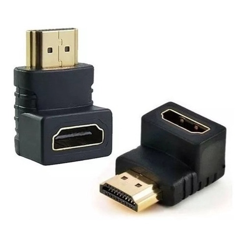 Adaptador Hdmi 90 Graus L Macho X Fêmea 1.4 P Tv 4k Parede em Oferta na Shopee