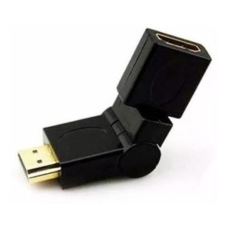 Emenda Conector Hdmi Articulavel 360º Graus Macho X Femea