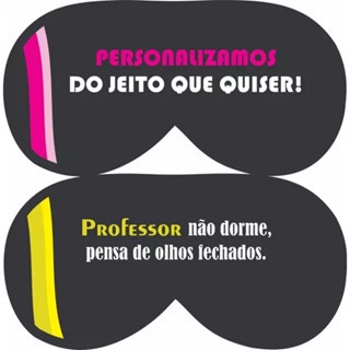 8 Máscaras de dormir ou Tapa olhos personalizados. Para festas. Para Empresas. Para eventos. em Oferta na Shopee