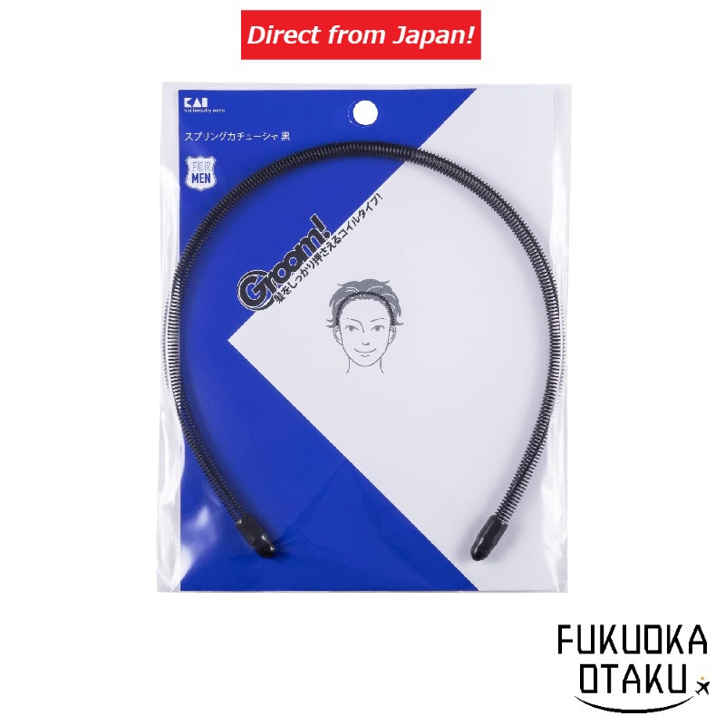 KAI GROOM！　Tiara de Mola Preta HC3010　Cuidados Masculinos　Penteado【Direto do Japão】