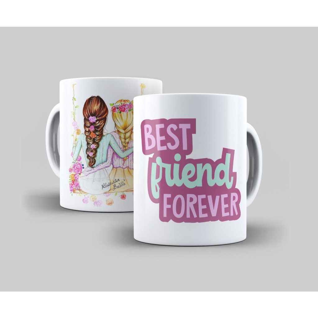 CANECA + CAIXINHA PARA PRESENTE  Best Friend Forever Lindo Presente
