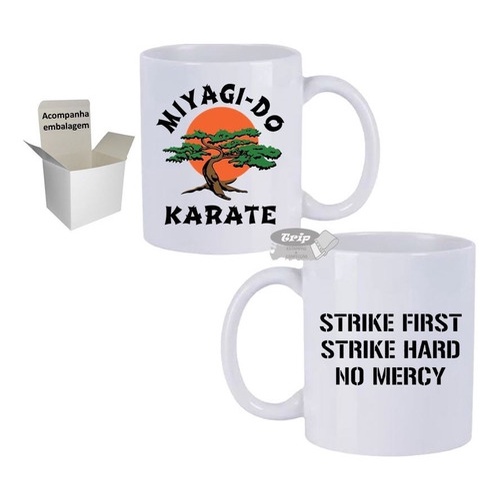 CANECA + CAIXINHA PARA PRESENTE  Strike First Karate Presente Strike First