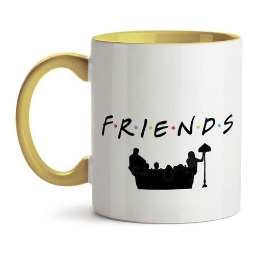 CANECA + CAIXINHA PARA PRESENTE Xícara Café Presente Estampa Série Seriado Friends Nova Coleção