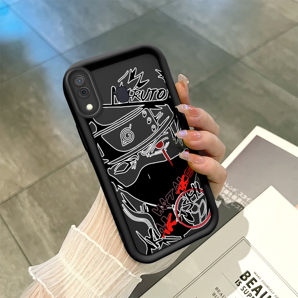 Capinha Para Samsung Galaxy A30 A20 Case Capa De Celular Macio Silicone Black 5209