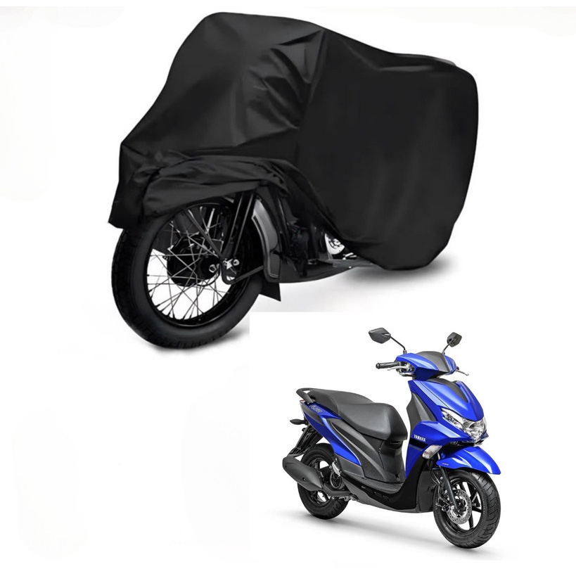 Capa de Cobrir Moto em Couro Impermeável Anti-Uv Protetora Anti-Risco para Yamaha Fluo 125 ABS