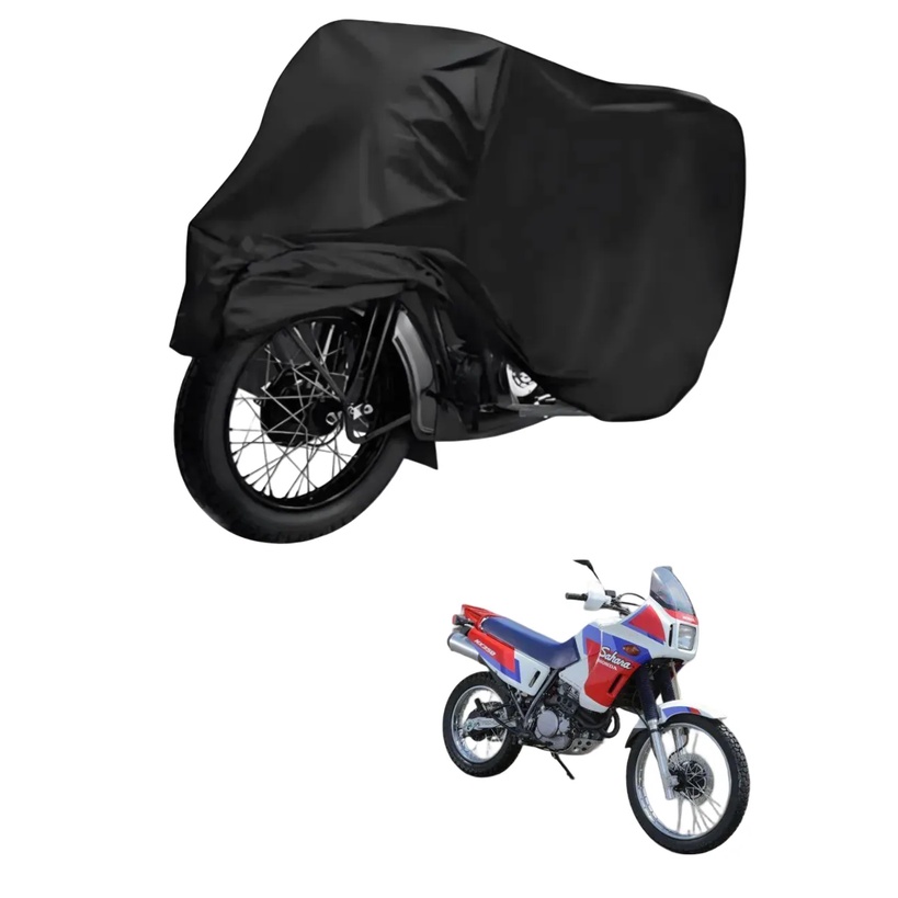 Capa de Cobrir Moto em Couro Impermeável Anti-Uv Protetora Anti-Risco para Honda NX 350 Sahara
