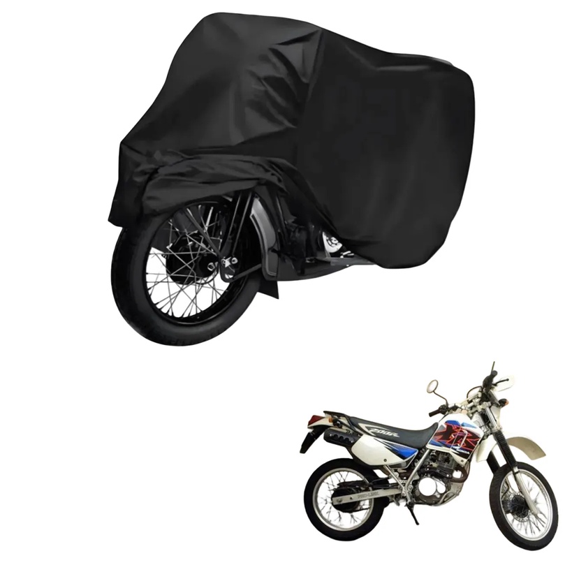 Capa de Cobrir Moto em Couro Impermeável Anti-Uv Protetora Anti-Risco para Honda XR 200 R