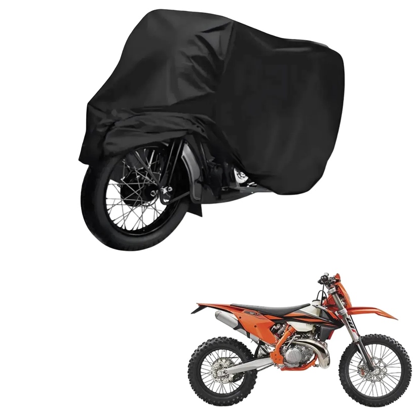 Capa de Cobrir Moto em Couro Impermeável Anti-Uv Protetora Anti-Risco para KTM 300 EXC