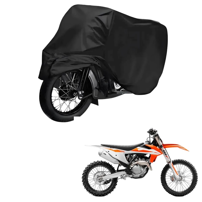 Capa de Cobrir Moto em Couro Impermeável Anti-Uv Protetora Anti-Risco para KTM 250 SX-F