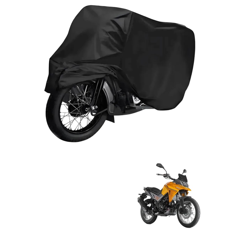 Capa de Cobrir Moto em Couro Impermeável Anti-Uv Protetora Anti-Risco para Dafra NH 300