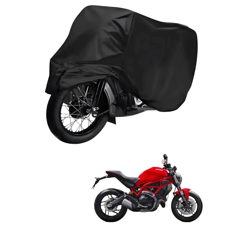 Capa de Cobrir Moto em Couro Impermeável Anti-Uv Protetora Anti-Risco para Ducati Monster 797