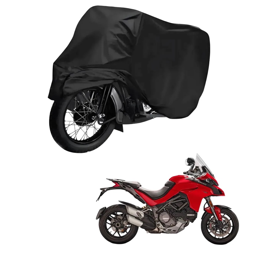 Capa de Cobrir Moto em Couro Impermeável Anti-Uv Protetora Anti-Risco para Ducati Multistrada 1260