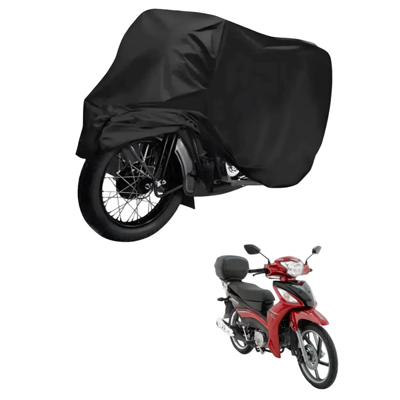 Capa de Cobrir Moto em Couro Impermeável Anti-Uv Protetora Anti-Risco para Haojue Nex 115
