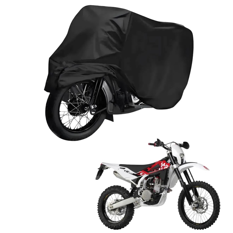 Capa de Cobrir Moto em Couro Impermeável Anti-Uv Protetora Anti-Risco para Husqvarna TE 510